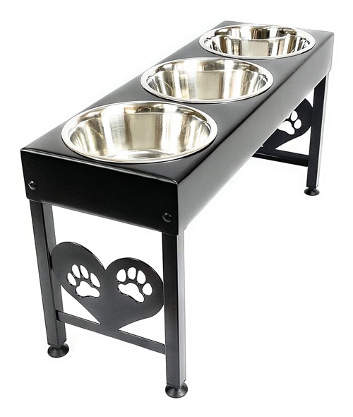 Modern Ironworks 3 Bowl Dog Feeder Photo