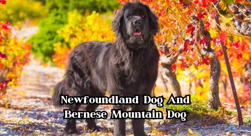 Newfoundland Dog And Bernese Mountain Dog