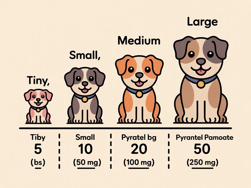 Pyrantel Pamoate Dosage Chart for Dogs